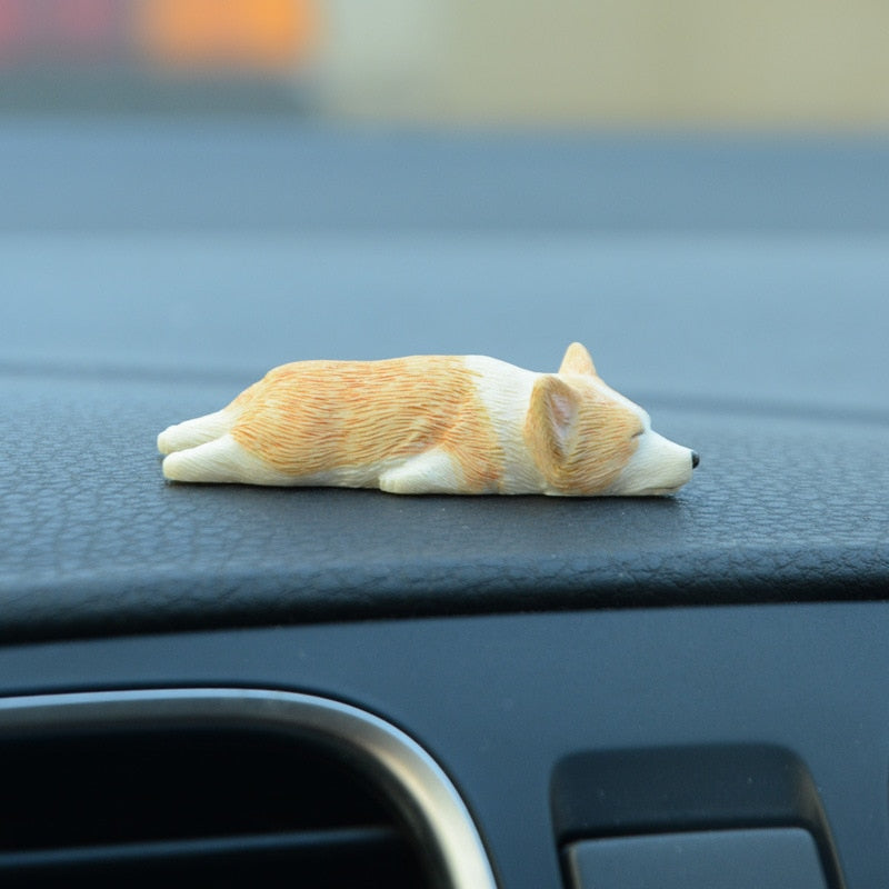 Lifelike Adorable Corgi Decor Resin Collectables [Car/Cake/Desk] –  Corgislatte